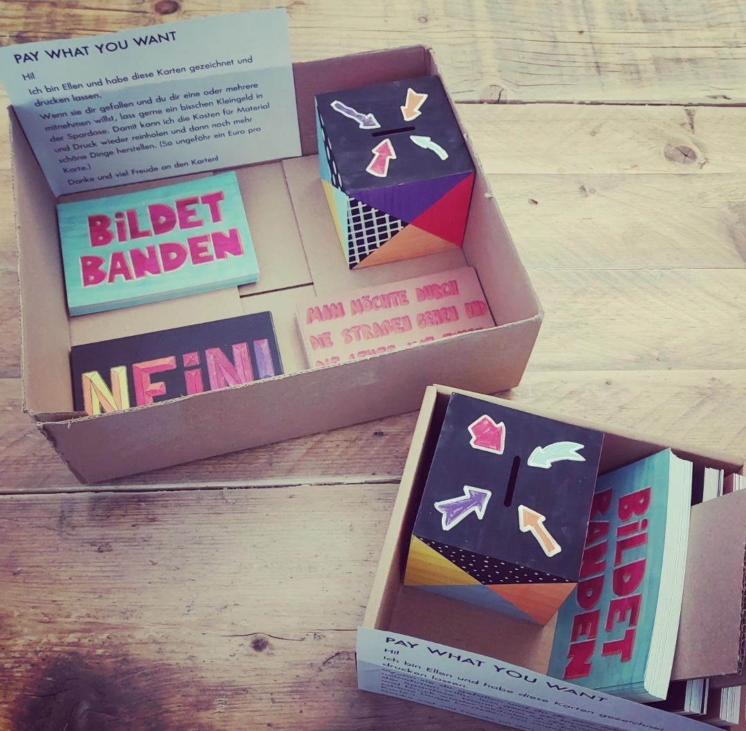 Postkarten gegen die Wut